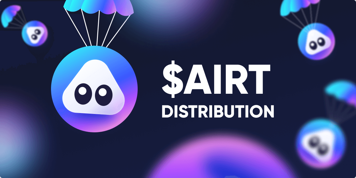 AIRT token reward distributio